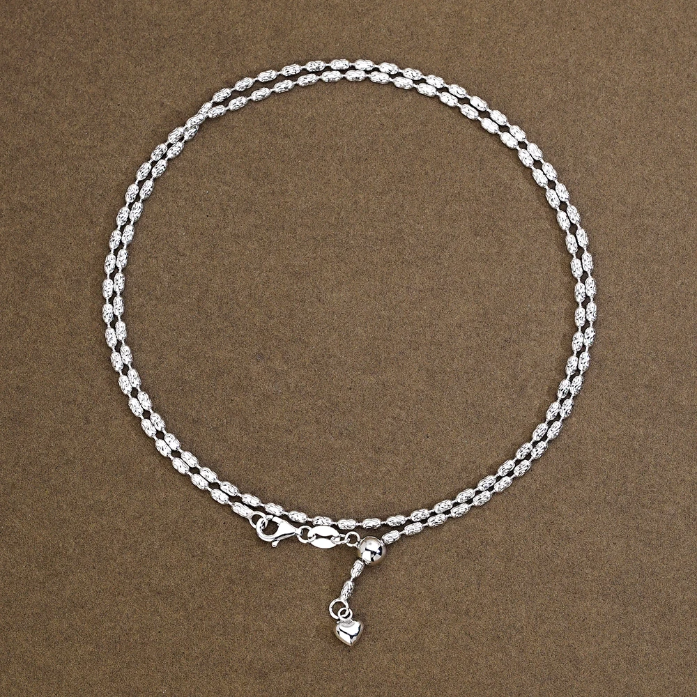 链子925银 现【离光】银925抽拉链（50公分）45370