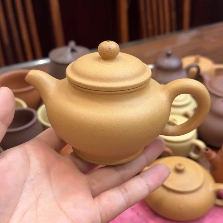茶壶紫砂黄金段壶王掇只300cc