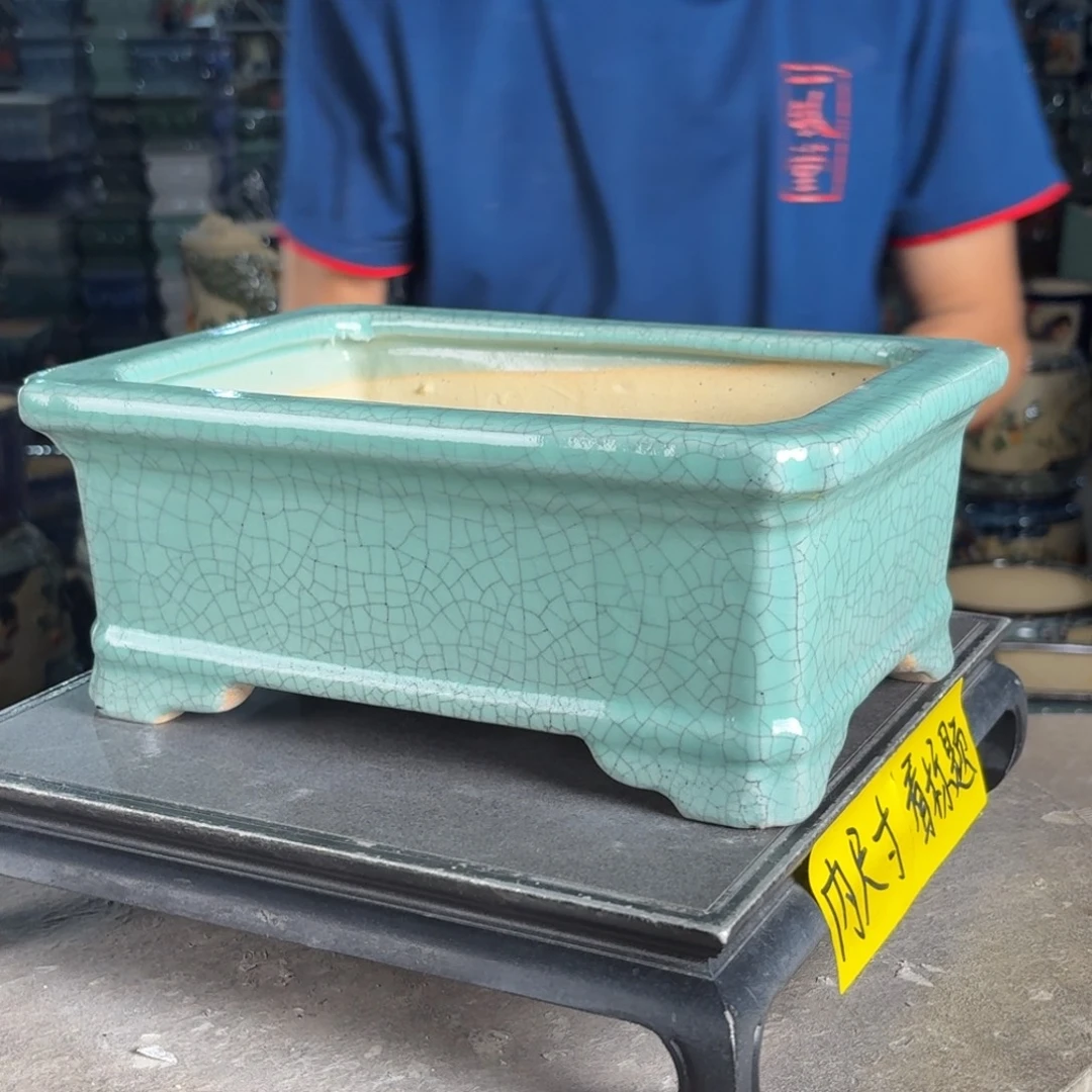 一风堂石湾花盆 内24*15*9气孔瑕疵582