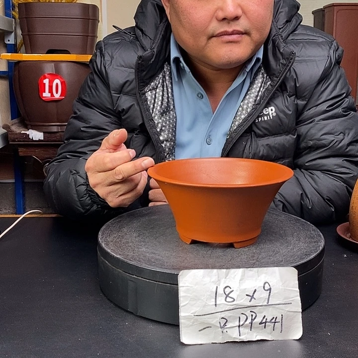 紫砂花盆货号一只PP441