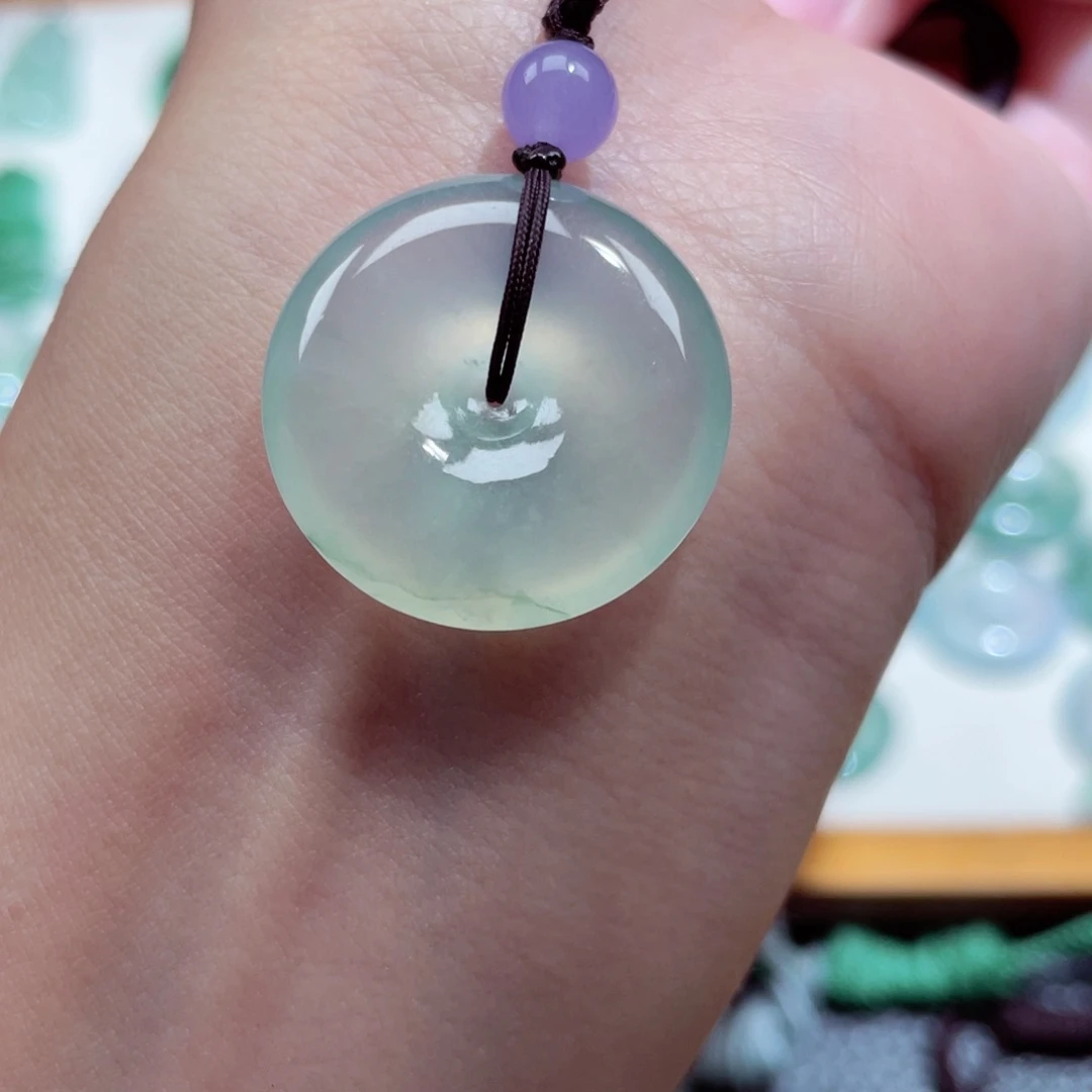 翡翠未镶嵌颈饰扣子