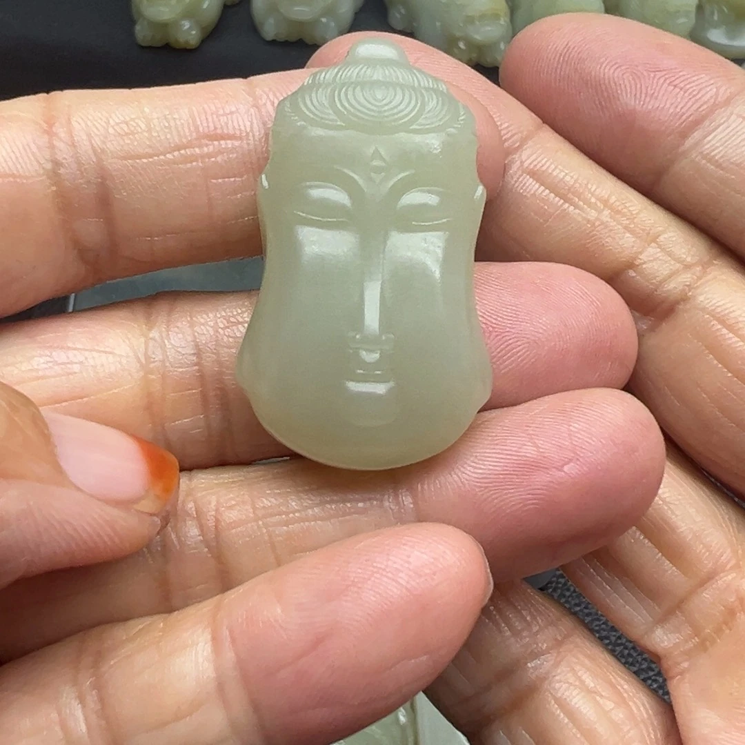 和田玉（糖玉）未镶嵌吊坠(不含链)