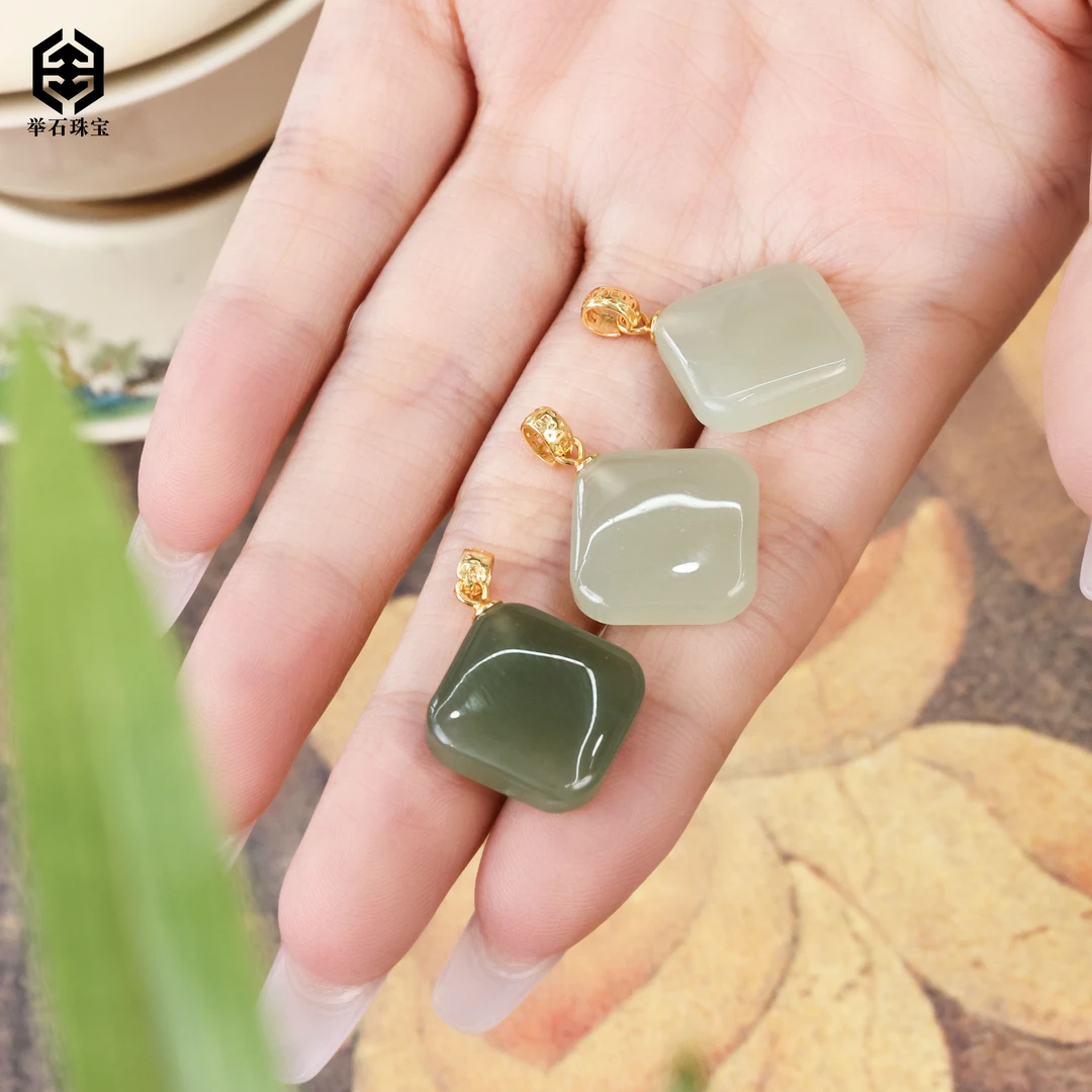 【举石珠宝】T0706-3793-123和田玉吊坠（一件/多样性发）v