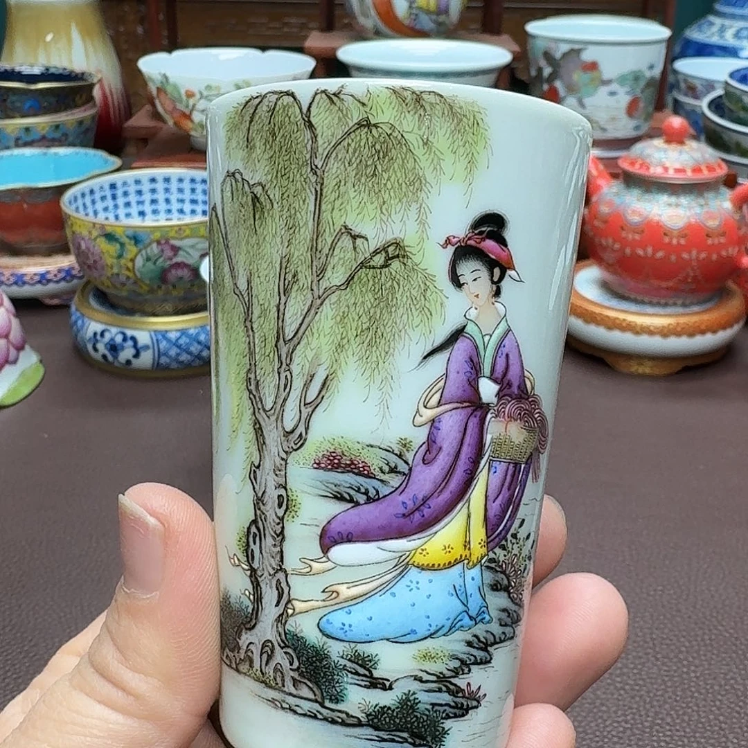瓷片景德镇仿古手工制作精品展示