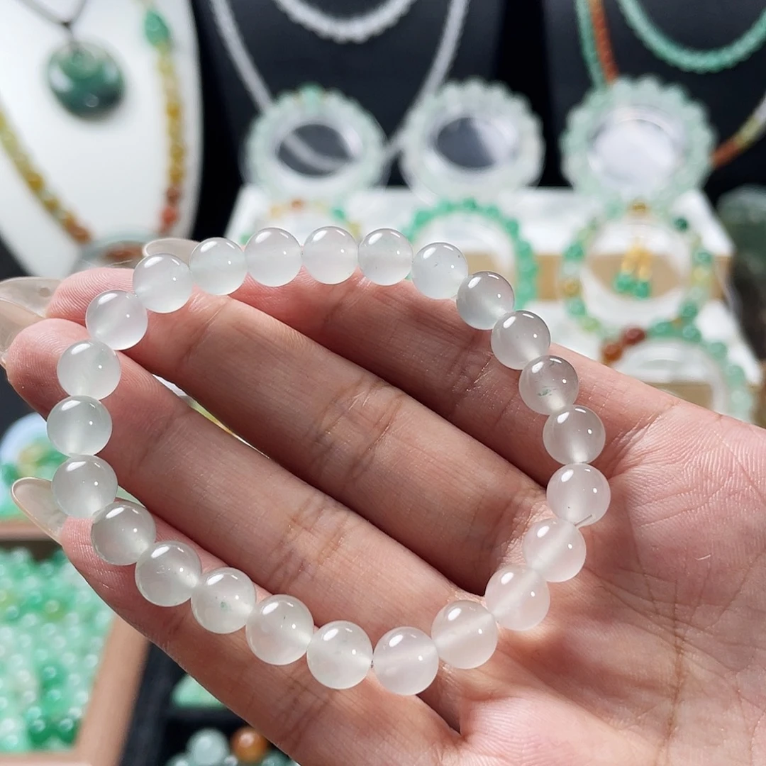 石英质玉未镶嵌手链