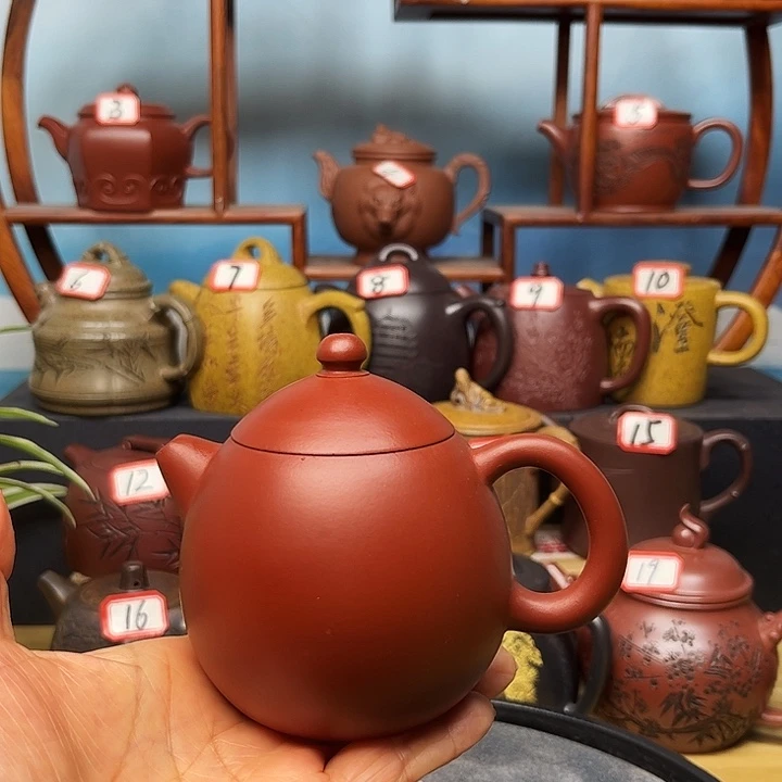 茶壶紫砂微瑕不带证书礼盒220cc