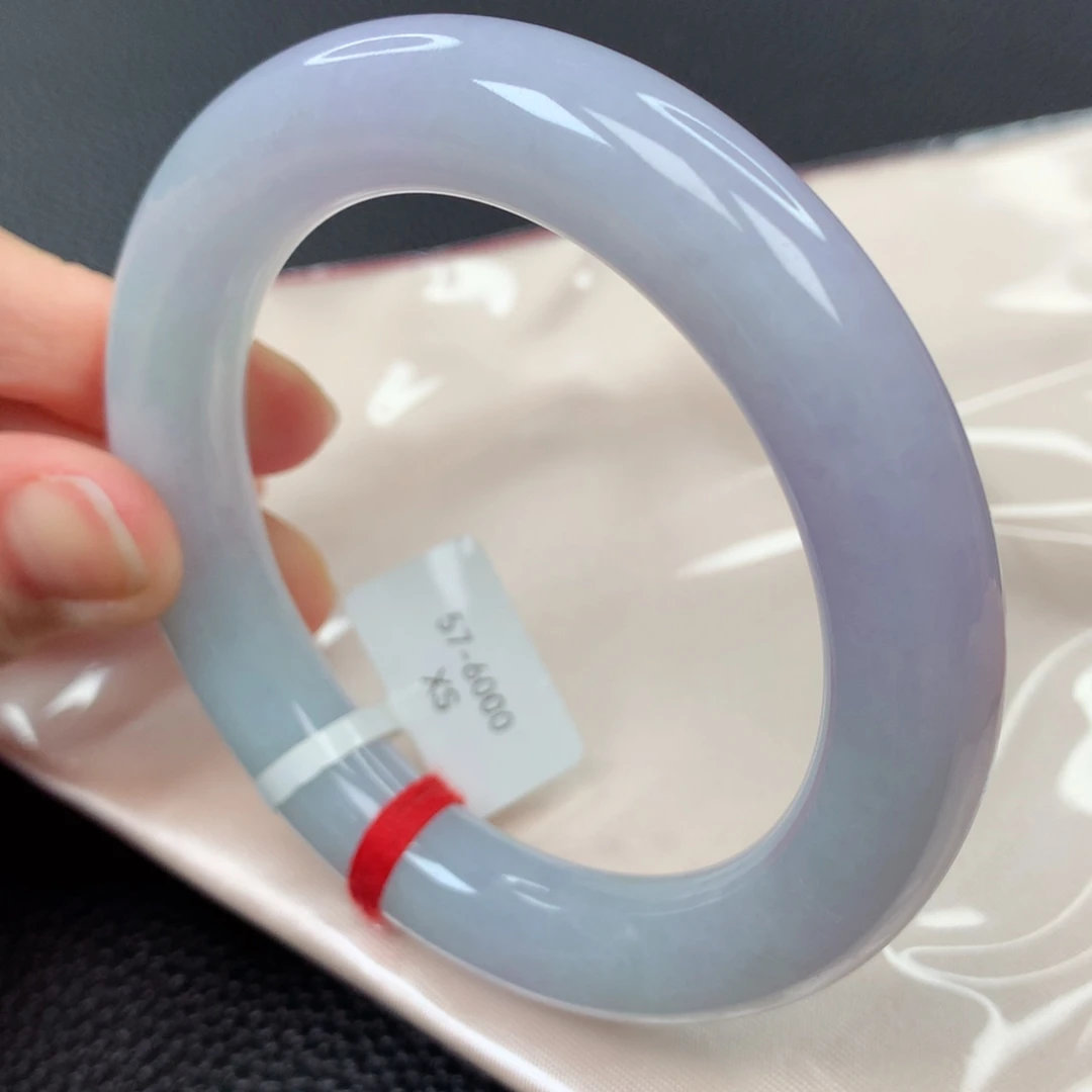 【闪购商品】翡翠手镯未镶嵌78号圆条57