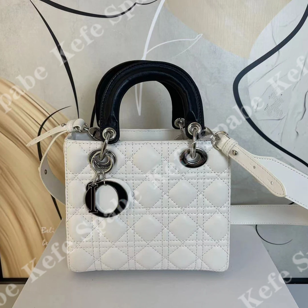 HM243P25新款熊猫色五格贵妃手提单肩斜挎包-1