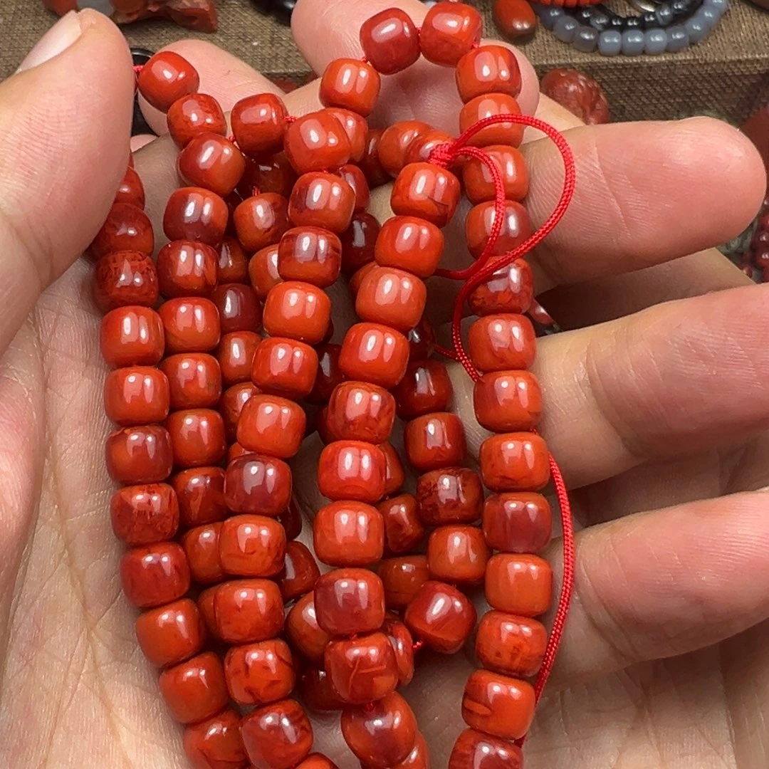 南红玛瑙未镶嵌手串