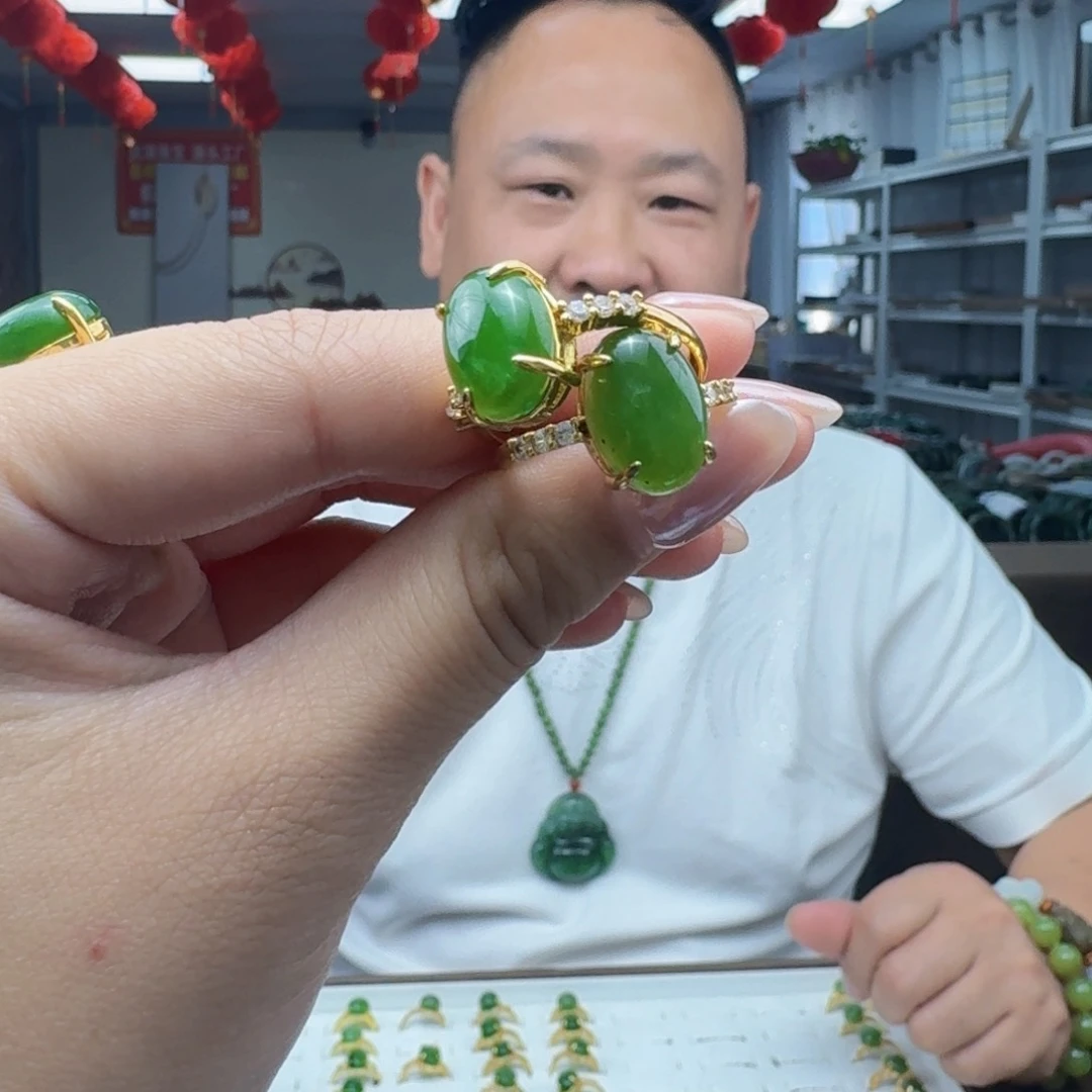 和田玉戒指未镶嵌多样性发货 拍一发一