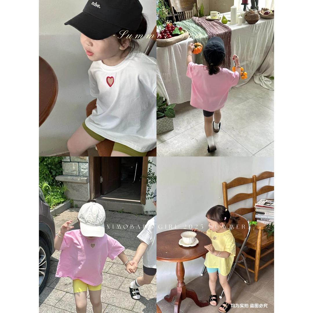 NIMO【霓虹甜心】韩版夏季新款宝宝洋气时尚百搭亲肤透气洋气上衣