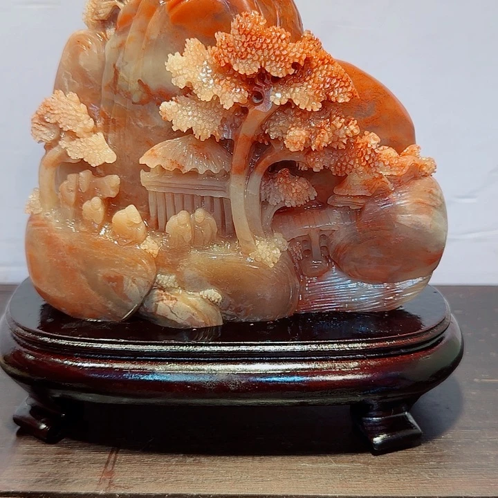 用***2石材寿山石摆件精品