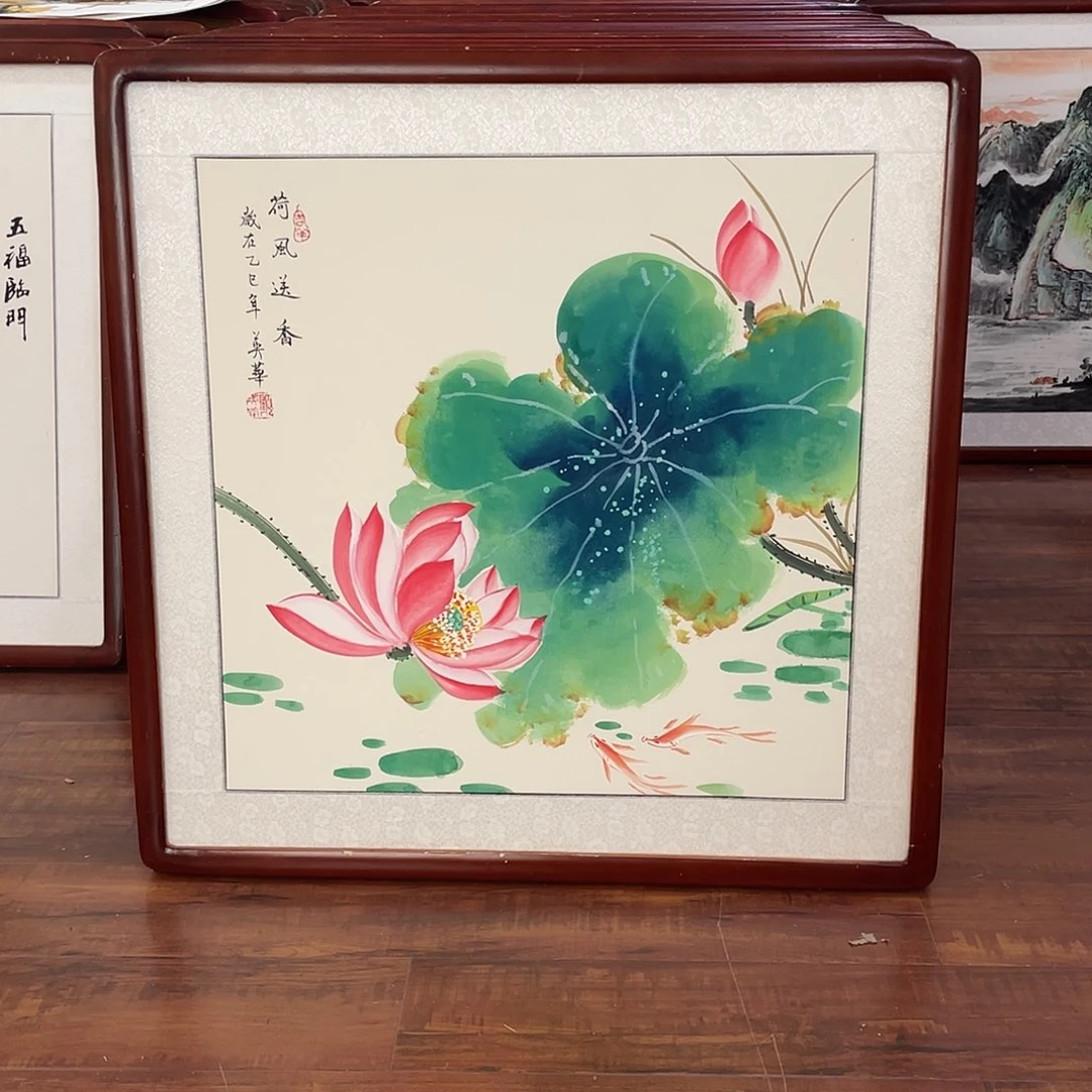 国画带框尺寸63*63厘米