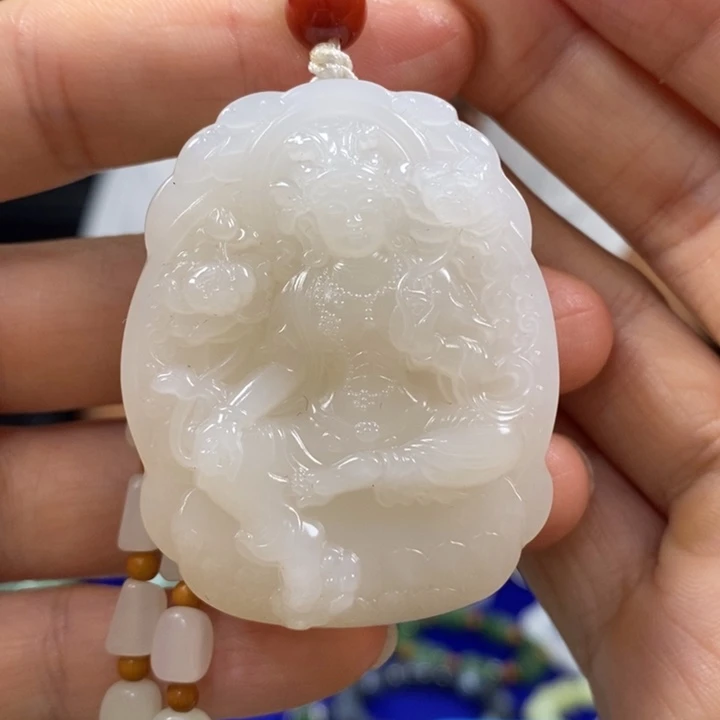 人***贤颈饰未镶嵌和田玉