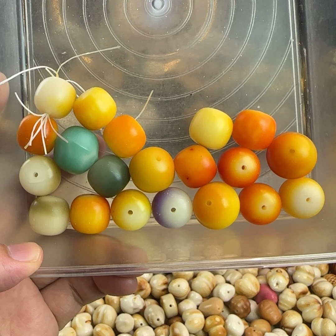菩提根/象牙果吊坠瑕疵混桶20颗无售后处理
