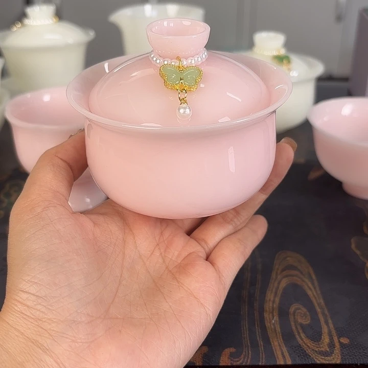 龙泉云间青瓷小米茶器