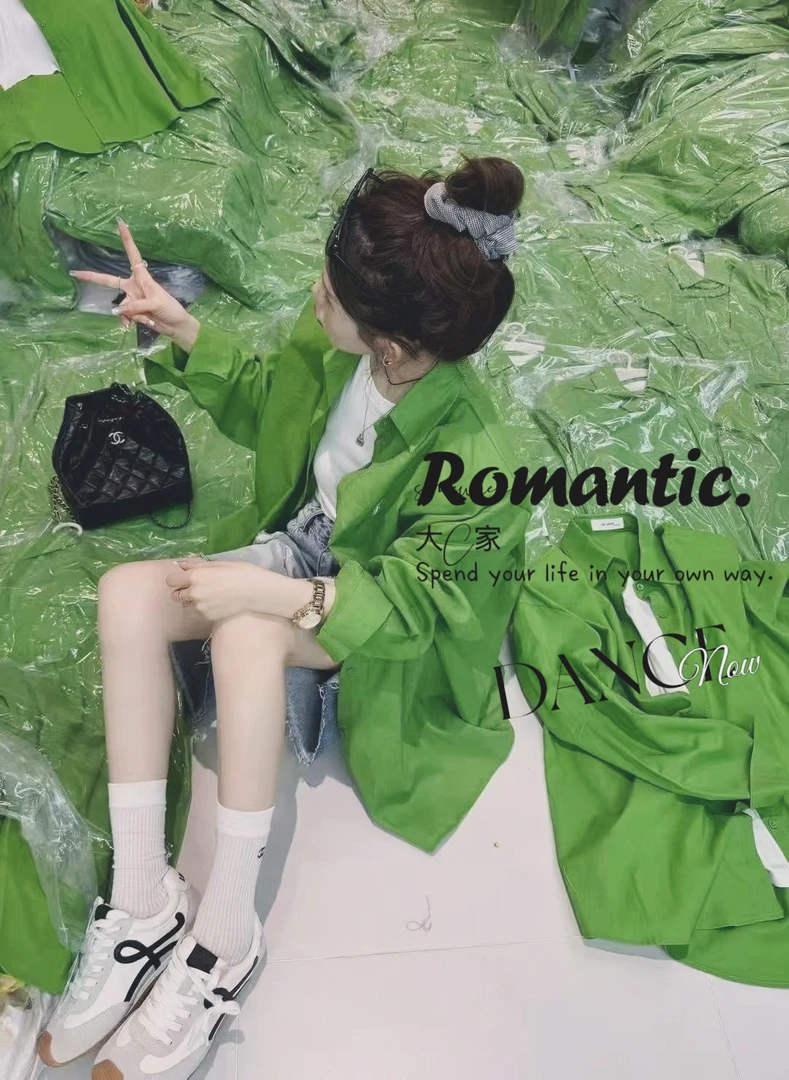 【CPL】夏日糖果色防晒冰感亚麻衬衫（轻微色差以直播间为标准