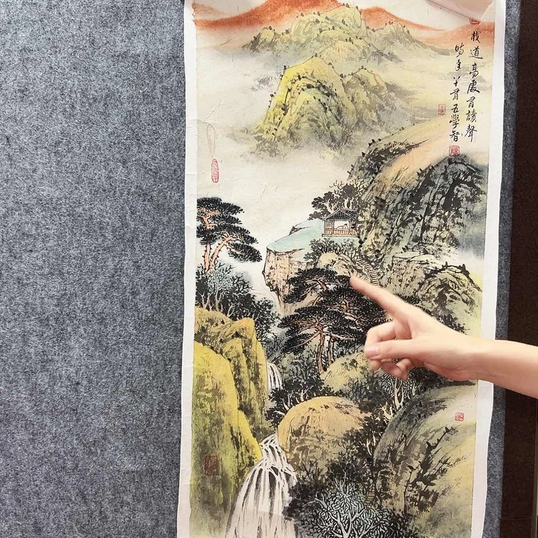 书法陈学智亲笔手绘