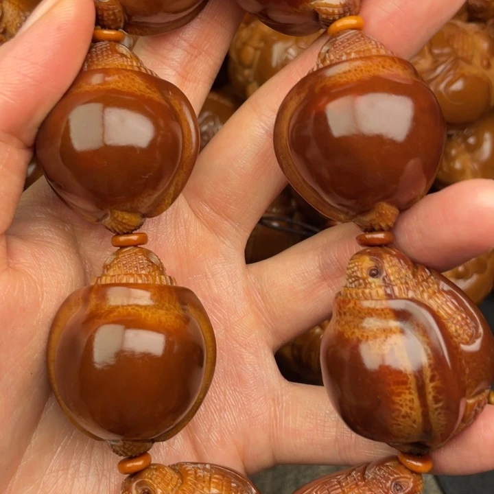 龙***活橄榄核吊坠橄榄核