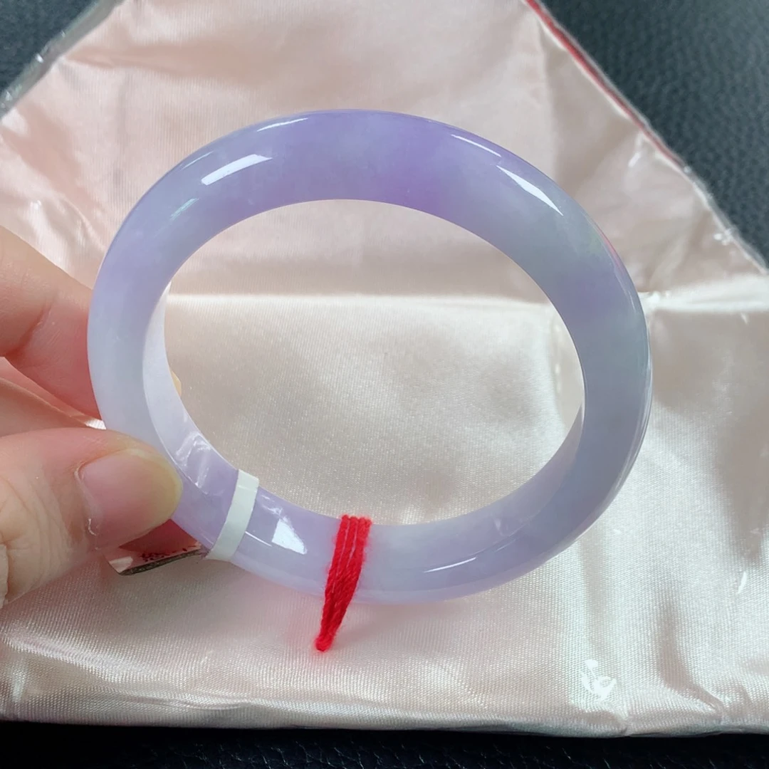 翡翠手镯未镶嵌缅甸天然翡翠手镯55圈口