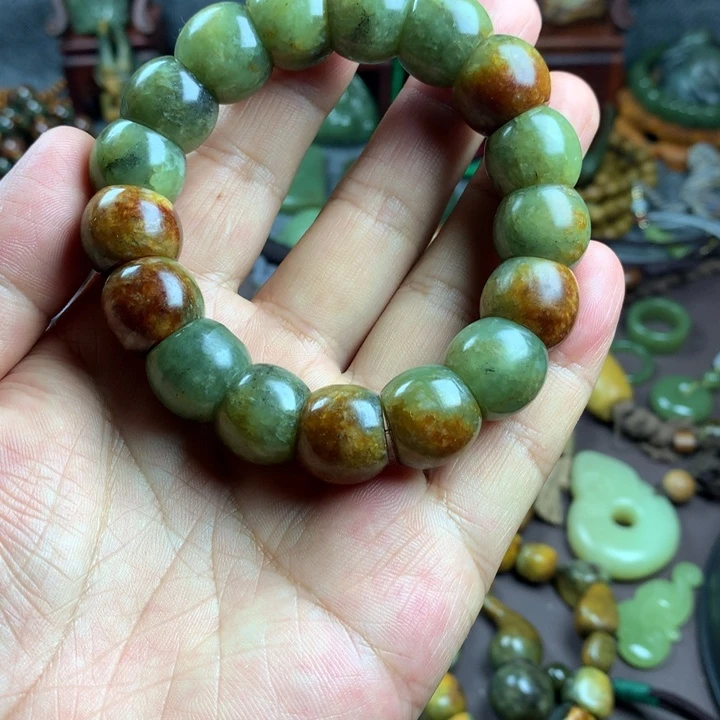 岫岩河磨玉（透闪石质玉）未镶嵌吊坠(赠链)R*y