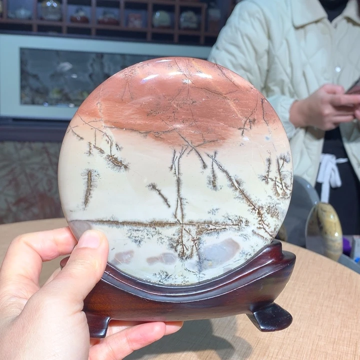 ，广西国画石摆件，收藏观赏