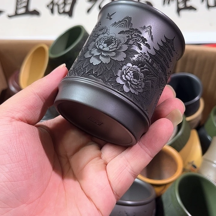 茶杯紫砂全手工紫砂主人杯