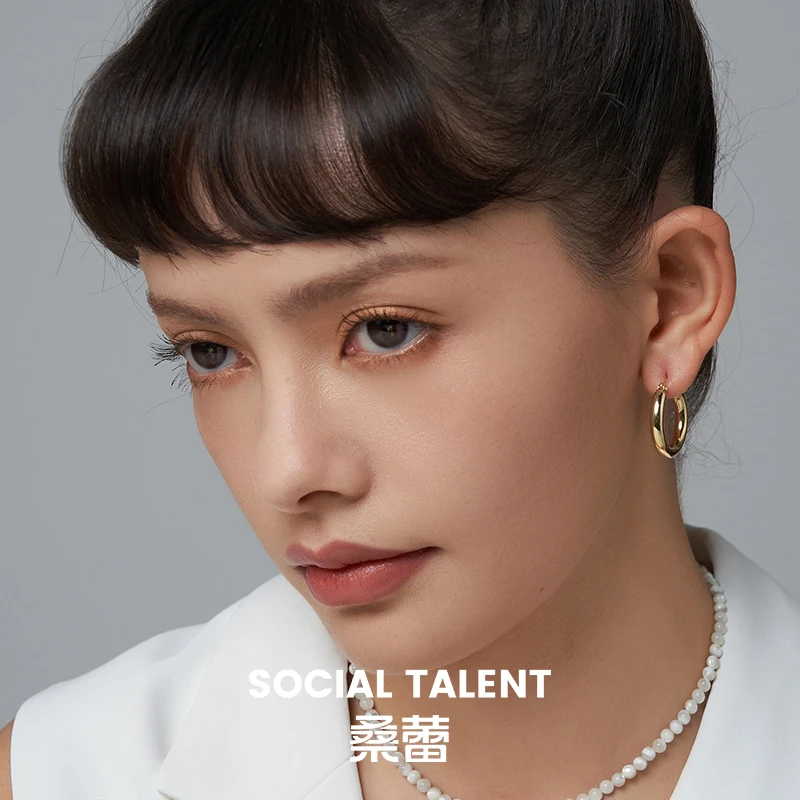 合金无非金属耳饰 【素圈】桑蕾SocialTalent