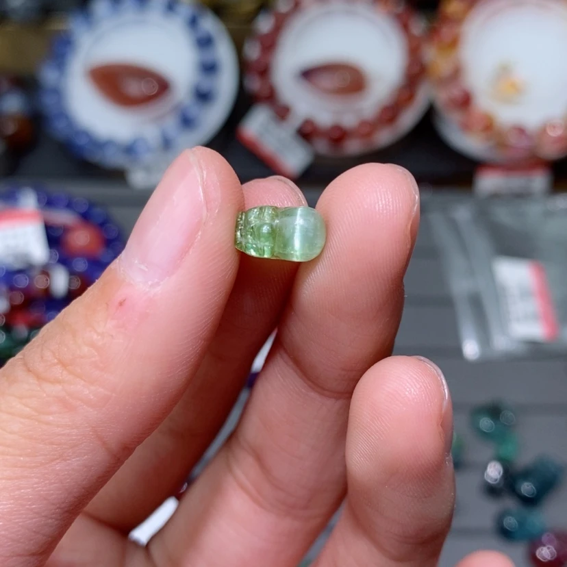 【闪购商品】碧玺戒指银S925镶嵌多****）定制款不退不换