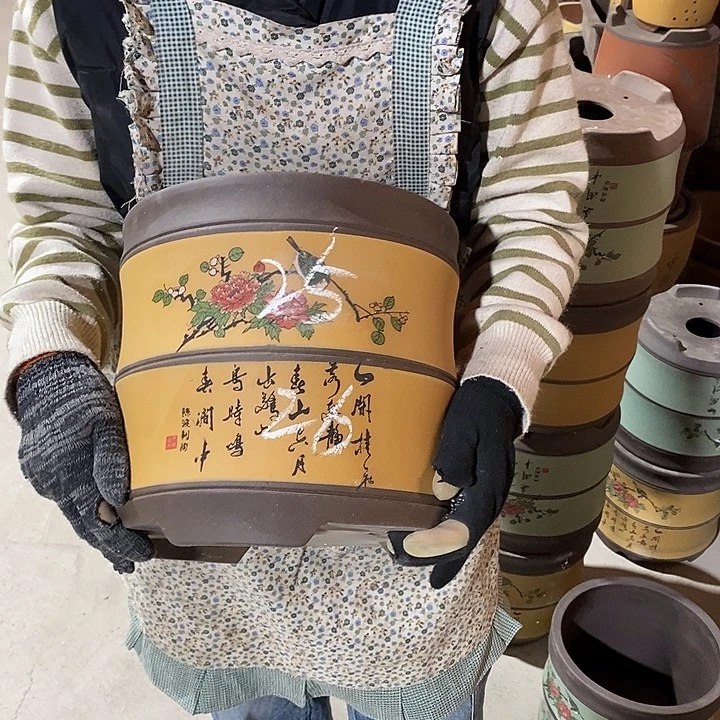 紫砂花盆紫砂花盆