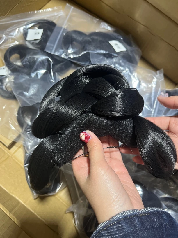 纯发丝发髻2平价款纯发丝发髻 软底座款 可随意下卡子