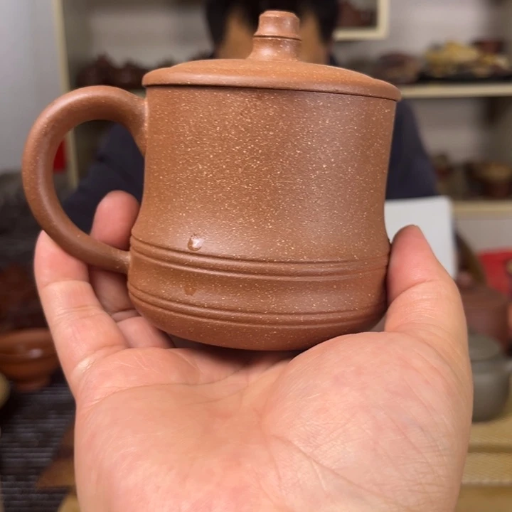 逍***王紫砂茶壶竹节干杯