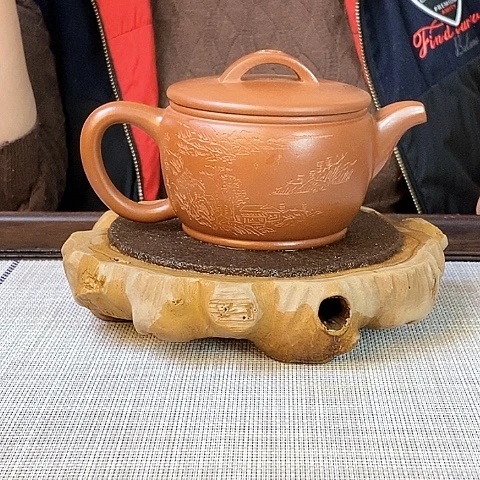 紫砂茶壶宜兴紫砂紫泥220c c