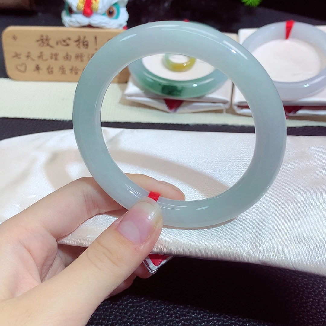 翡翠未镶嵌手镯1222