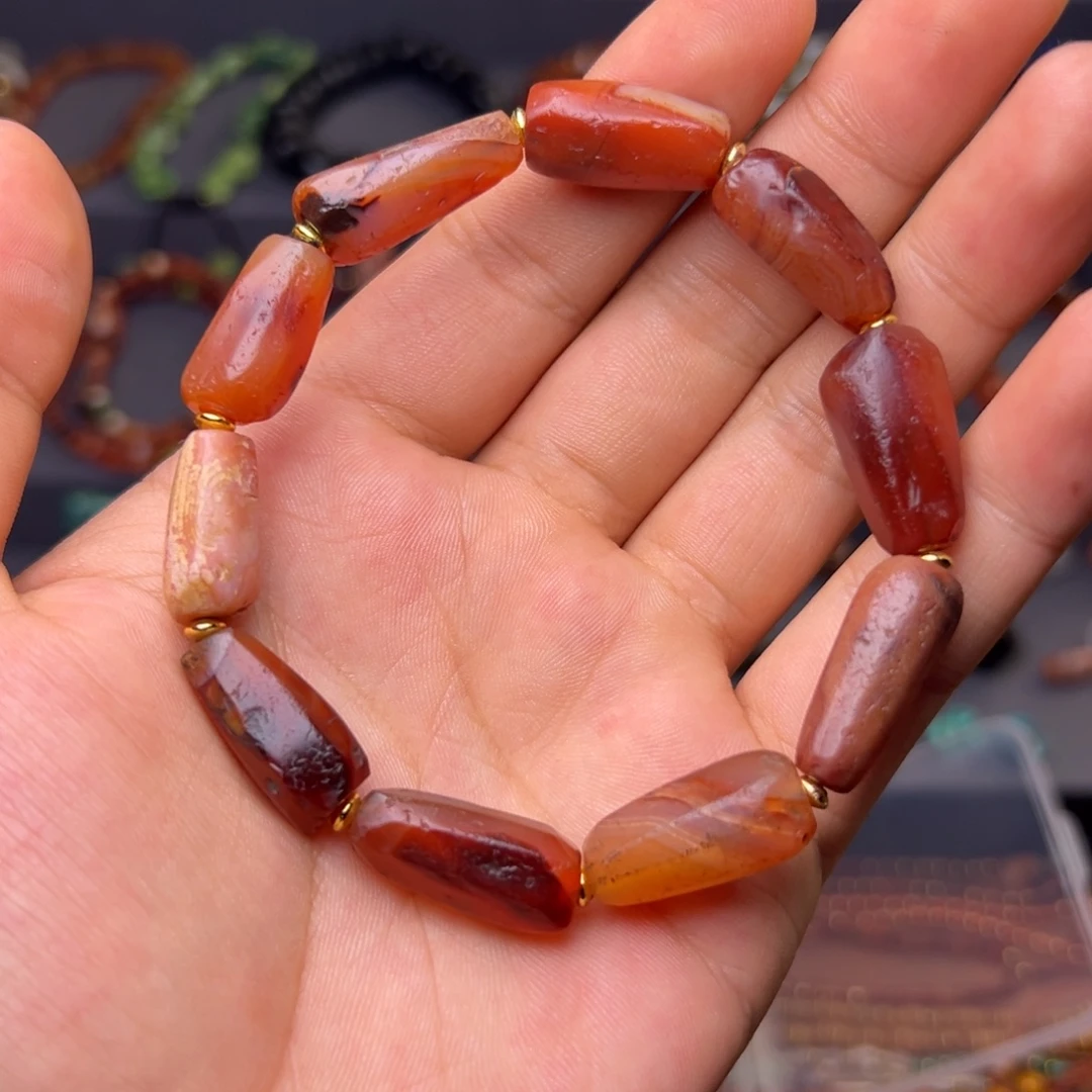 玛瑙/玉髓合金颈饰