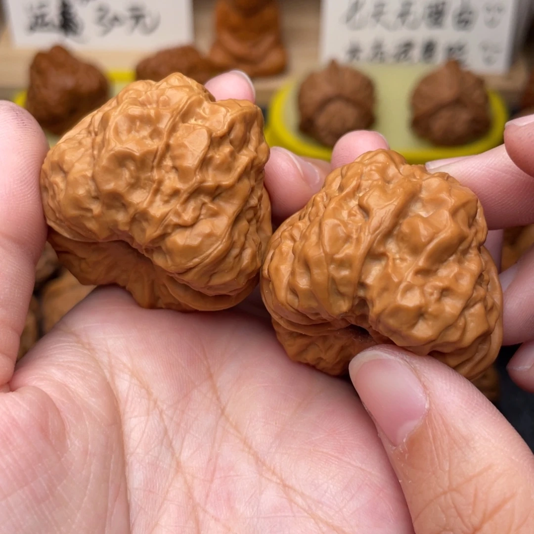鲤***伴把件文玩核桃蛤蟆41