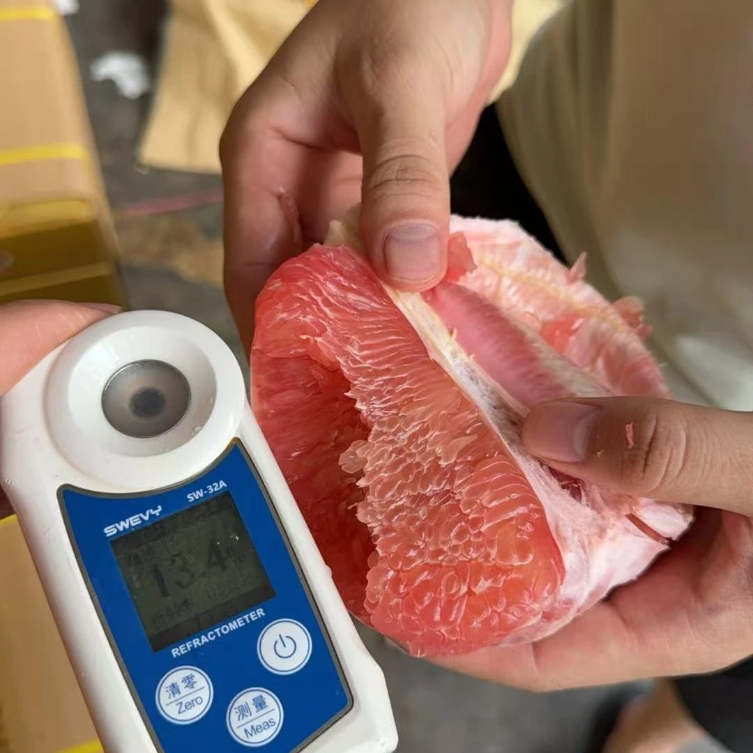 【阿良甄选】泰国青皮红宝石红肉柚子2粒装顺丰包邮