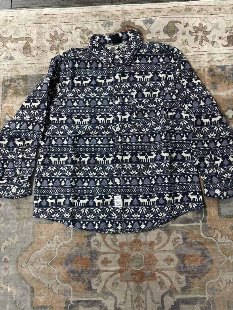 CS946 25sss小众加厚名族风加厚衬衫上衣