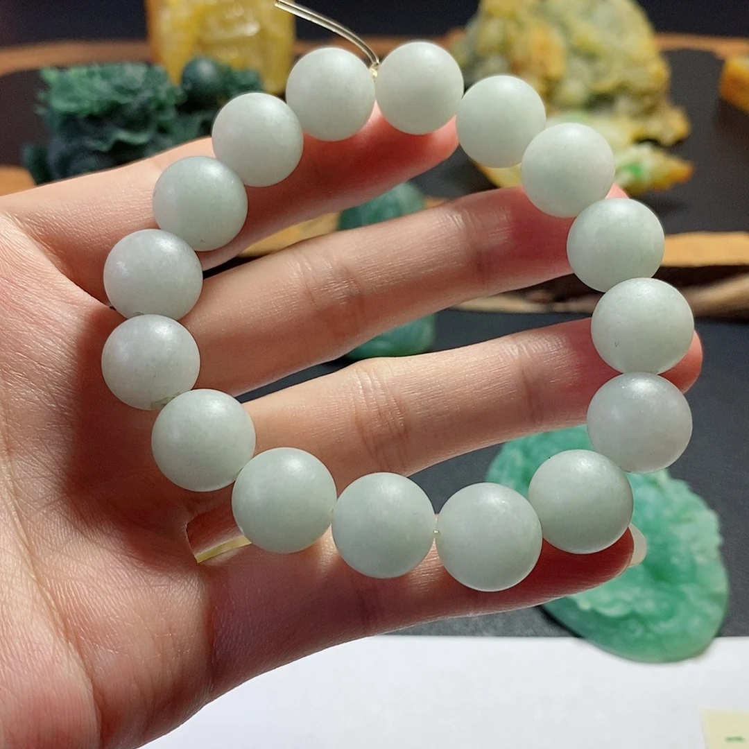 定制翡翠未镶嵌天然a货翡翠手串