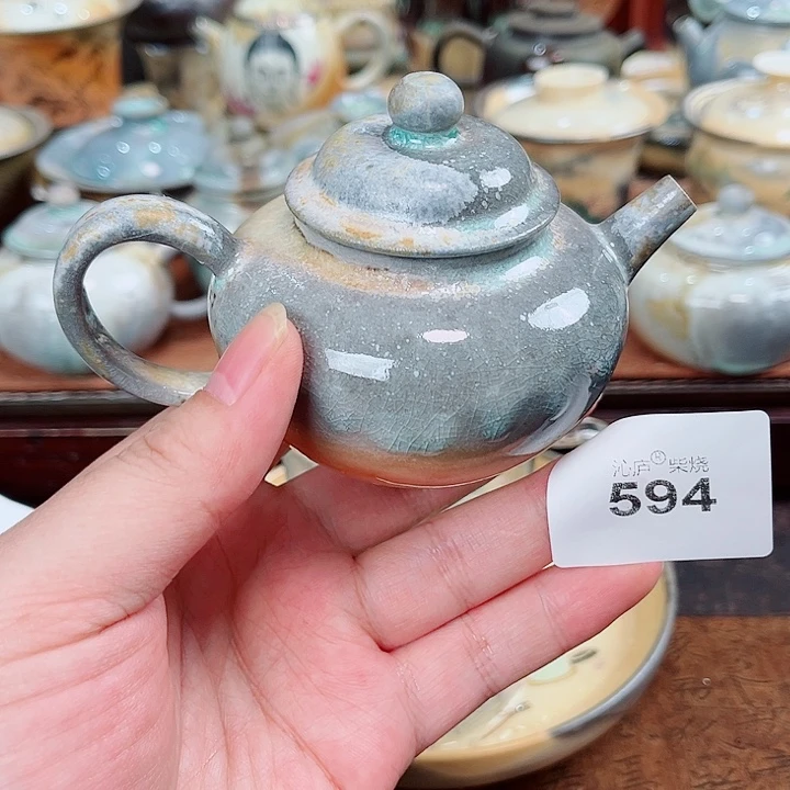 沁庐柴窑古法柴烧全手工茶具