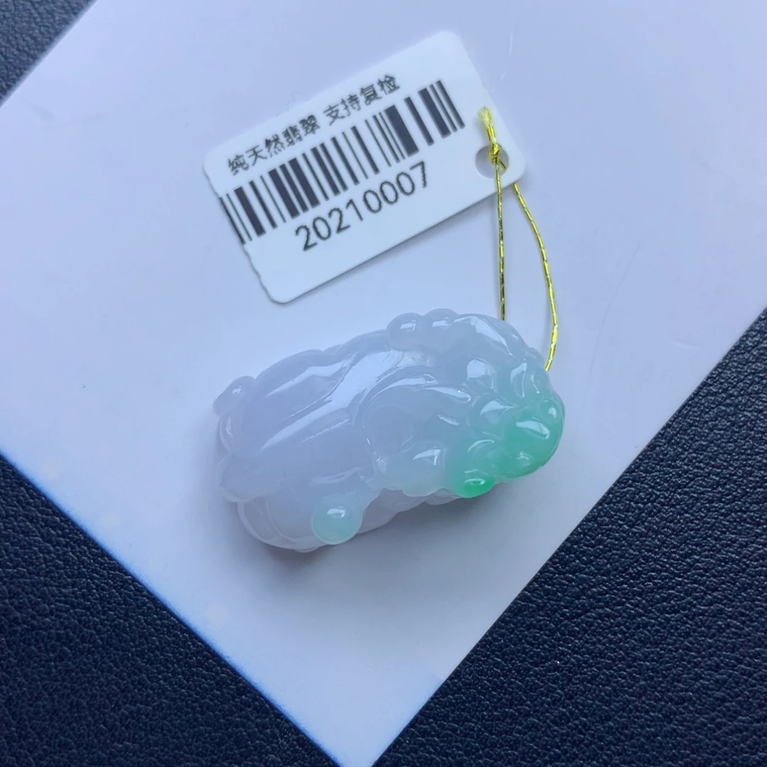 翡翠颈饰未镶嵌貔貅