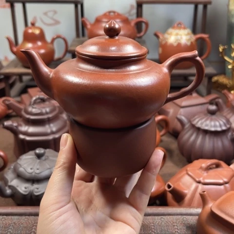 茶壶紫泥仙****行原矿朱泥210毫升