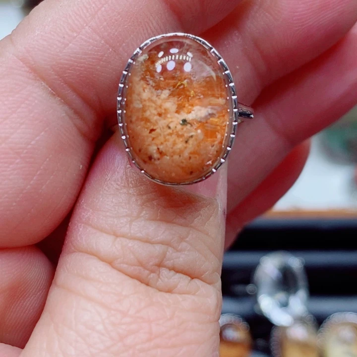 水晶戒指未镶嵌水晶