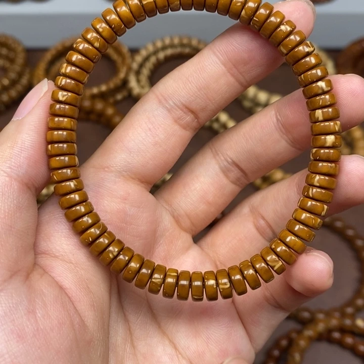 紫金鼠手串实心鼠花皮药片