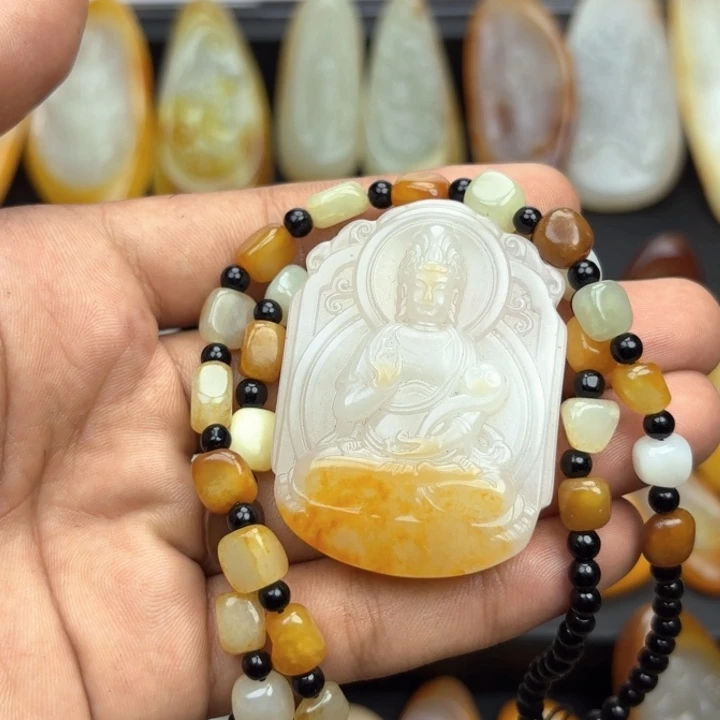 和田玉未镶嵌颈饰用****0