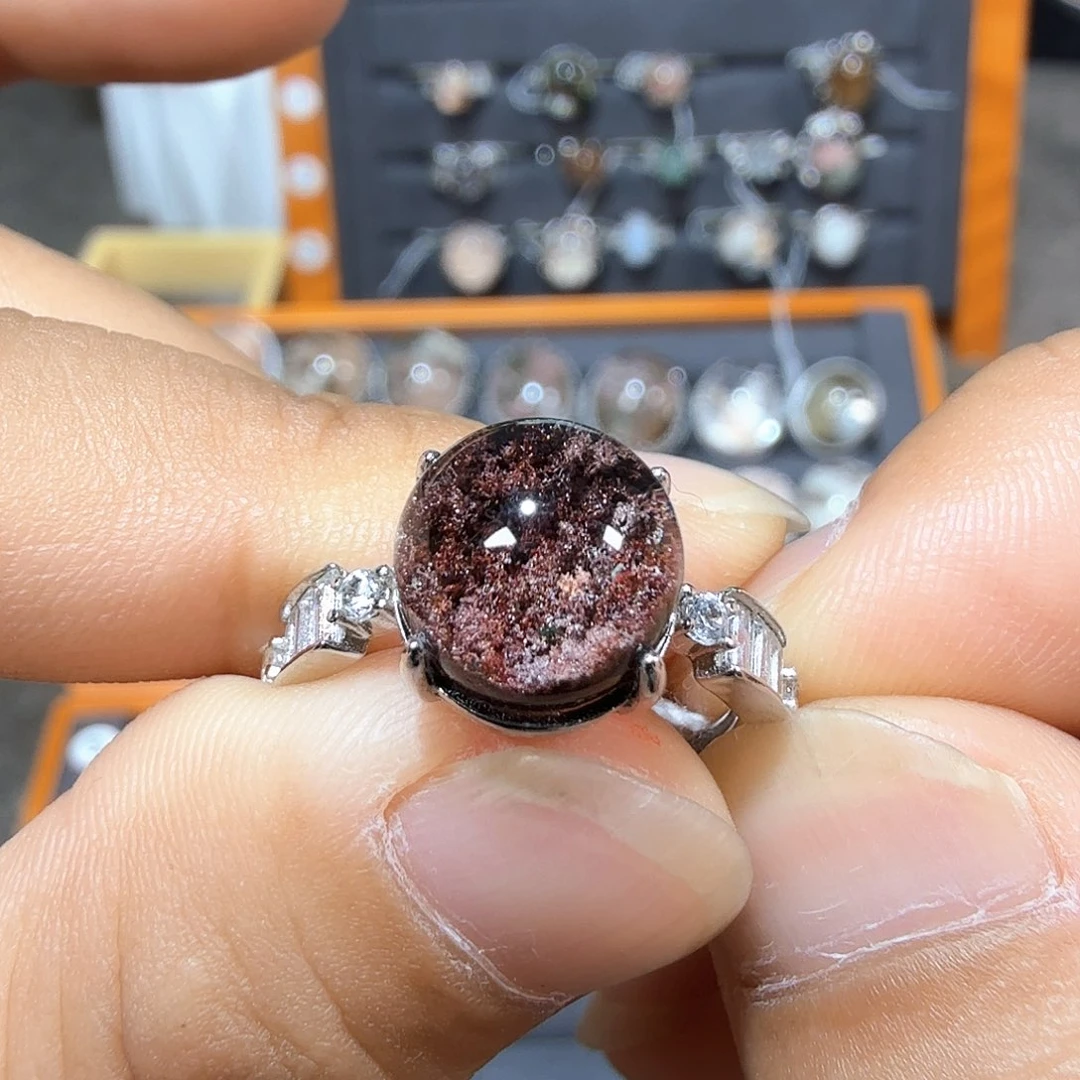 水晶银S925镶嵌水晶柑**云S925银镶水晶水晶水晶