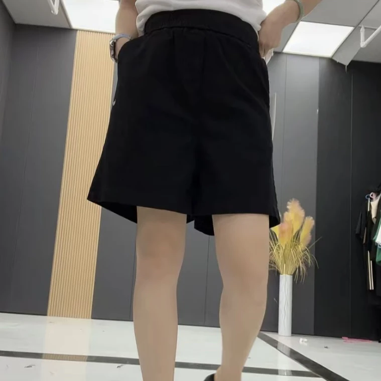 DT3294夏季薄款女韩系高腰休闲净版牛仔短裤