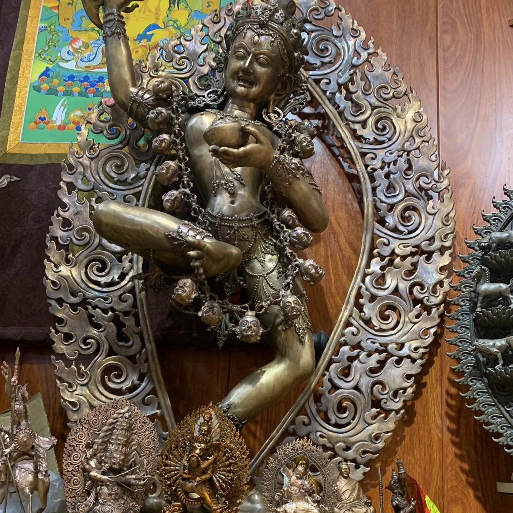 金刚亥母红铜的真金开脸