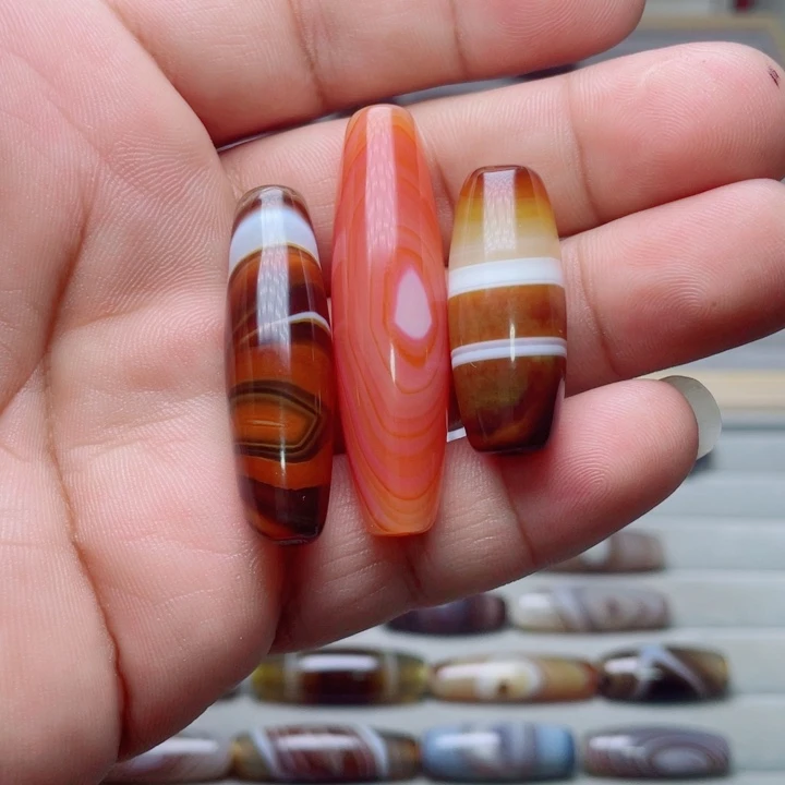 玛瑙/玉髓合金颈饰
