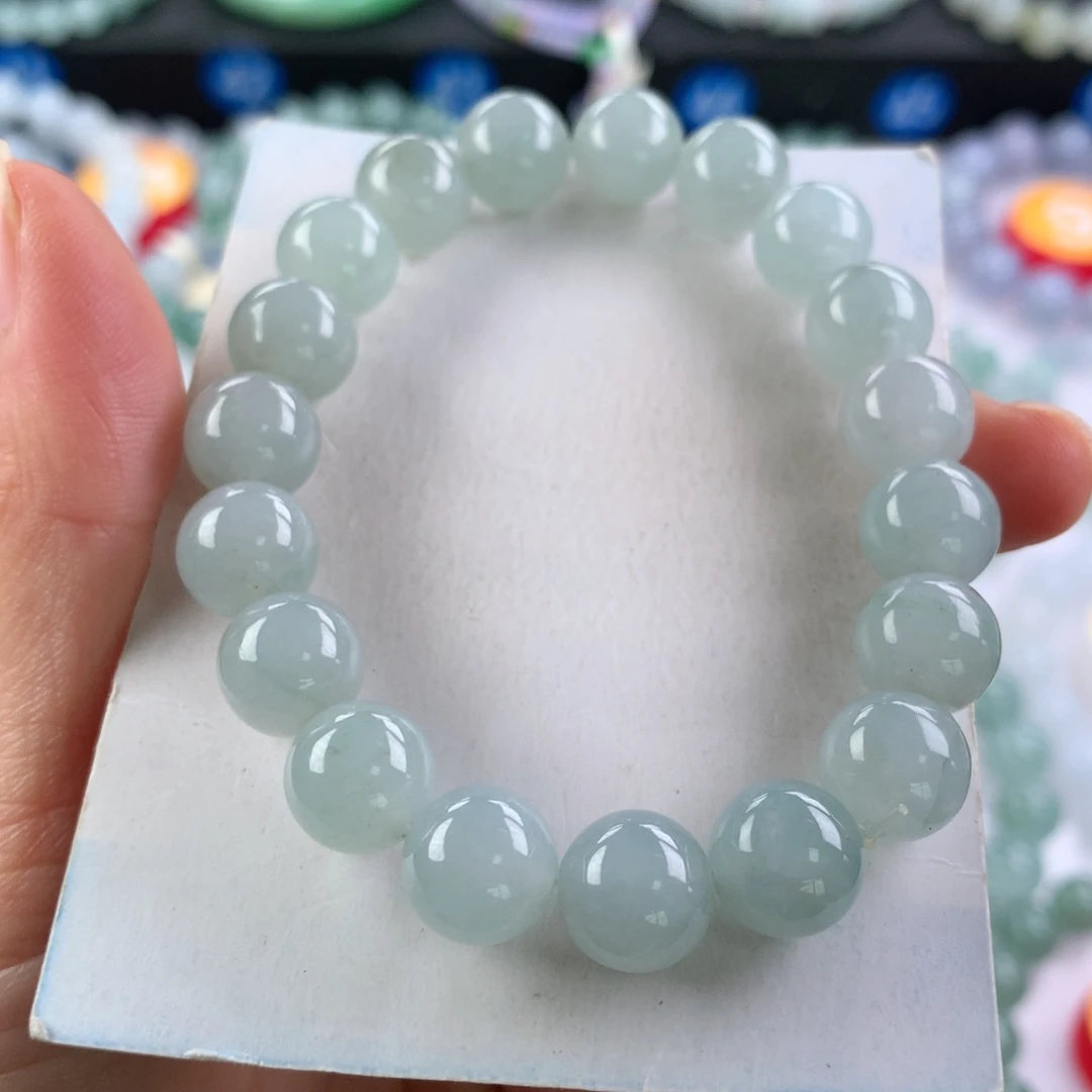翡翠未镶嵌手链卡10.2